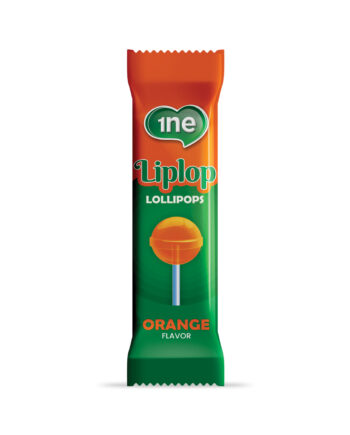 Orange lollipop
